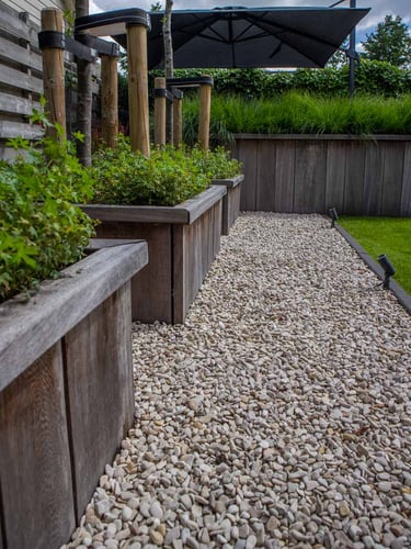 EuroGravel PLUS Kiesgitter mit Unkrautvlies beige pro qm