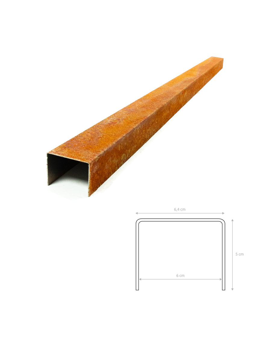Multi-Edge PROFILE Corthenstahl für Bordsteinkanten