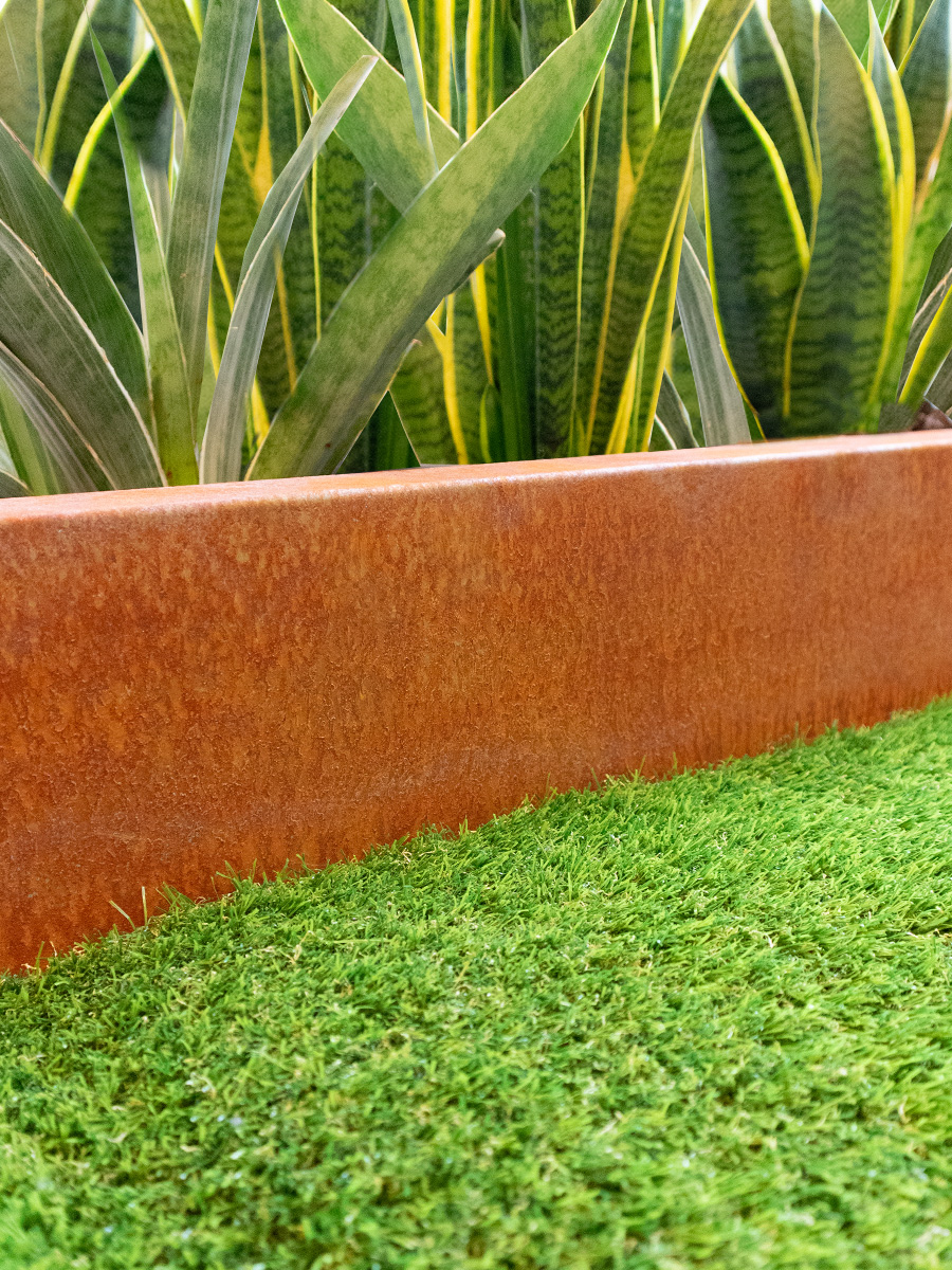 Multi-Edge PROFILE Corthenstahl für Bordsteinkanten 15 x 6 x 5 x 149 cm