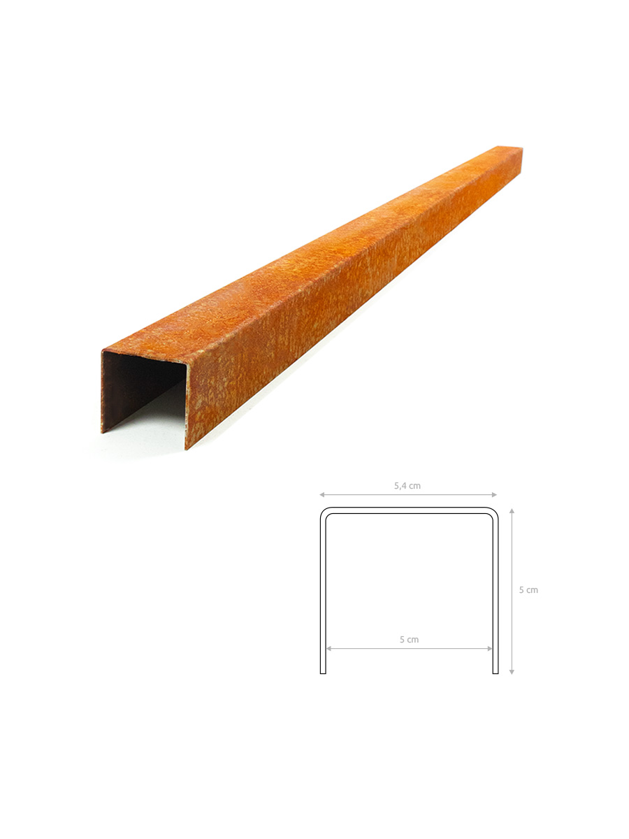 Multi-Edge PROFILE Corthenstahl für Bordsteinkanten