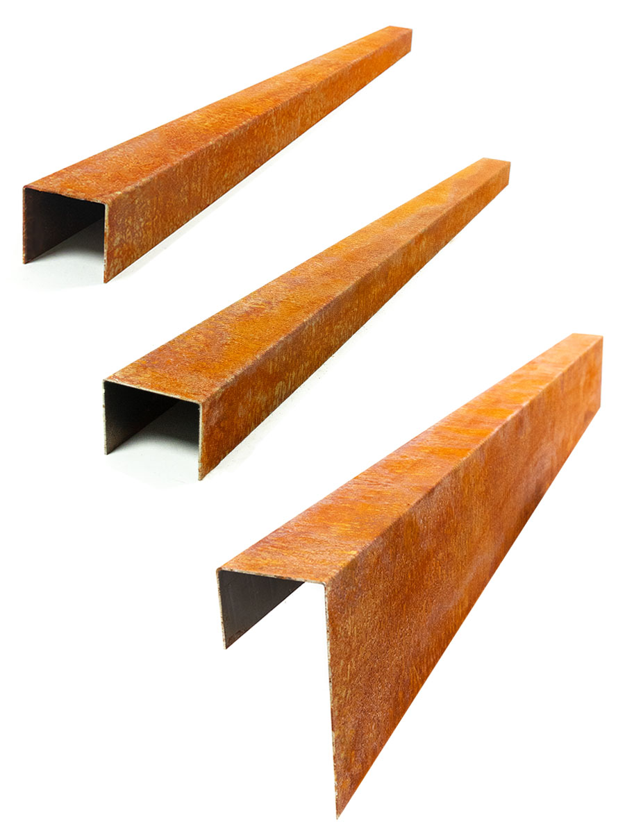 Multi-Edge PROFILE Corthenstahl für Bordsteinkanten Varianten