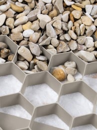 Volle Palette Kiesgitter EuroGravel PLUS Beige (42,55m2 = €12,48 pro qm)