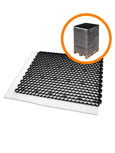 Aktion Eurogravel Kiesgitter PLUS mit Unkrautvlies schwarz