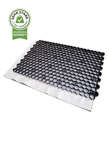 EuroGravel PRO Kiesgitter mit Unkrautvlies schwarz