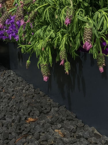 Rasenkante Multi-Edge METAL Schwarz, 100x27,5cm verlegt